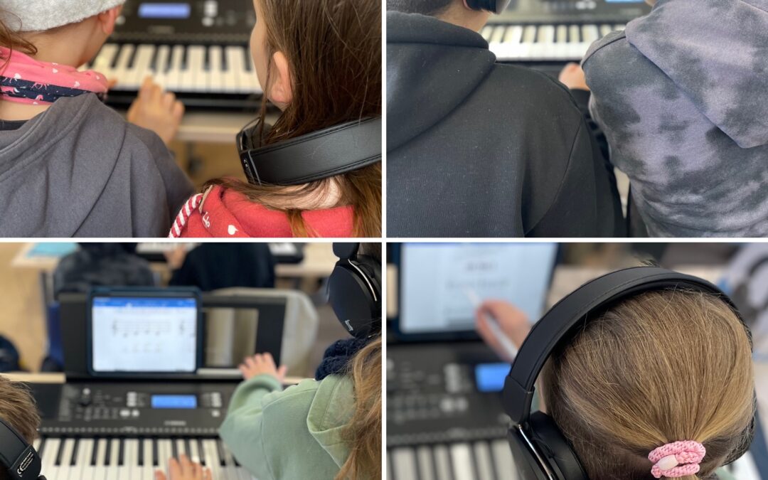 Keyboardunterricht in Jahrgang 5